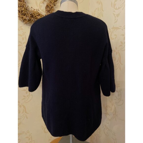 Bergdorf Goodman Vince 100% Cashmere Black Cardigan Sweater Ladies Medium - Picture 4 of 4